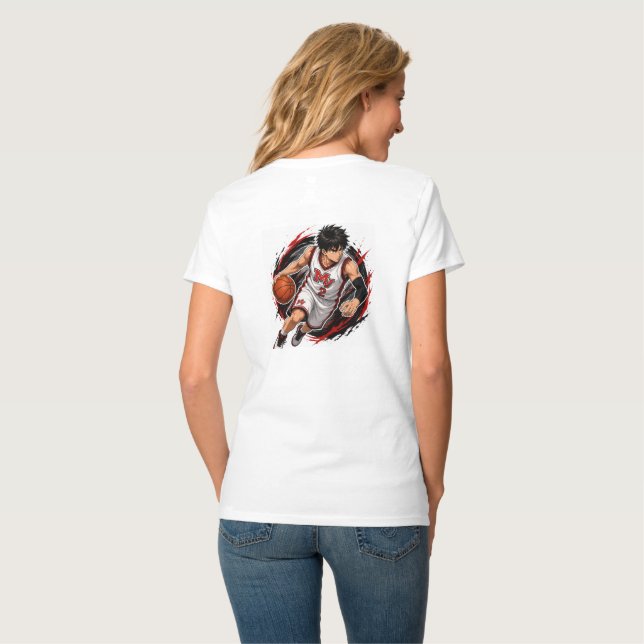 Anime Basket T-shirt (Hel baksida)