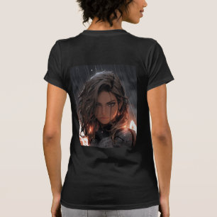 Anime Battle Angel Alitas teckningar. T Shirt