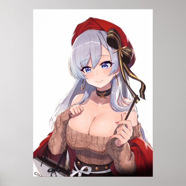 Anime Beret Snygging Poster (Framsidan)
