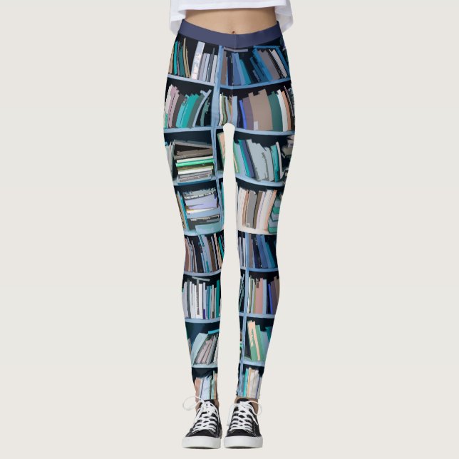 Anime Bibliotek Leggings (Framsida)