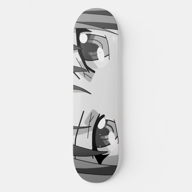 Anime Big Öga Skateboard Deck (Framsida)