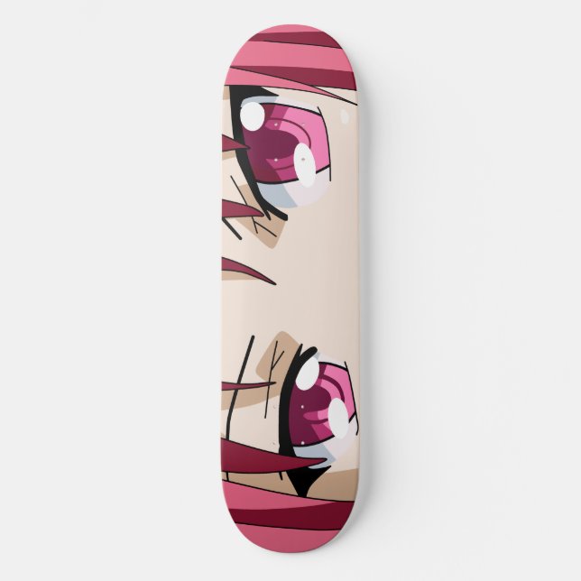 Anime Big Öga Skateboard Deck (Framsida)