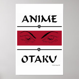 Anime bjöd ögaaffischen poster