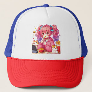 Anime Bliss: Tjej, Potatis och Husdjur Keps