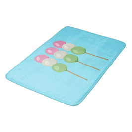 Anime Blue Pastel Dango Bath Mat Badrumsmatta