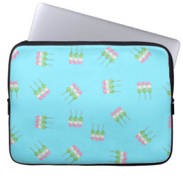 Anime Blue Pastel Dango Electronics Bag Laptop Fodral