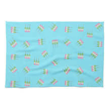 Anime Blue Pastel Dango Kitchen Towels