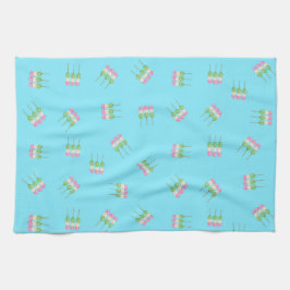 Anime Blue Pastel Dango Kitchen Towels Kökshandduk