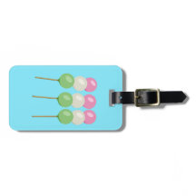 Anime Blue Pastel Dango Luggage Tag