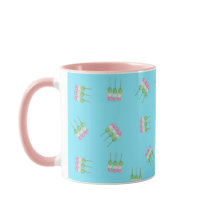Anime Blue Pastel Dango Mugg