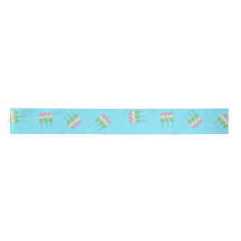 Anime Blue Pastel Dango Ribbon