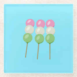 Anime Blue Pastel Dango Underlägg