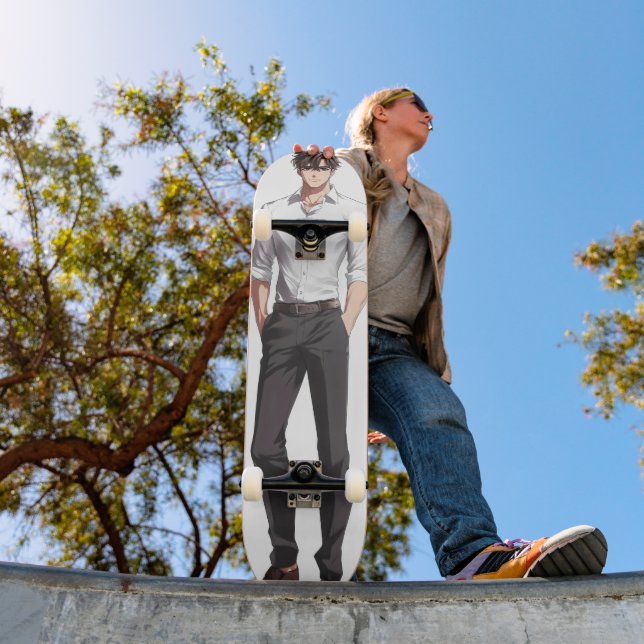 Anime Boy Handsome Ikemen Mini Skateboard Bräda 18,5 Cm (Utomhus 1)