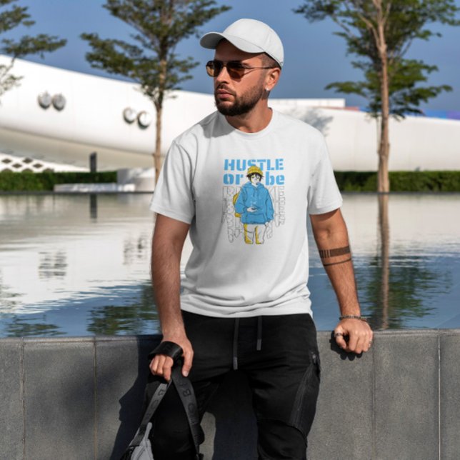 Anime Boy in Avslappnad Hoodie T Shirt (Skapare uppladdad)