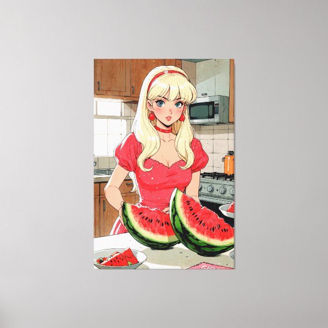 Anime  canvastryck (Framsida)