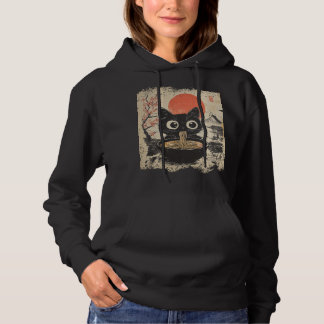 Anime Cat Eating Ramen Japansk Stil Anime Älskare T Shirt