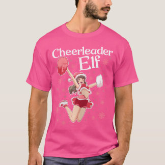 Anime CheerLeader Elf Cheerlead jul T Shirt