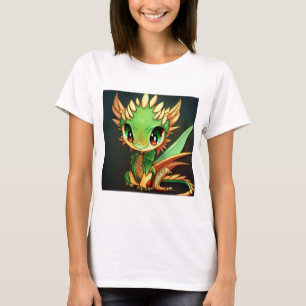 Anime Chibi Dragon Women's Basic T-Shirt