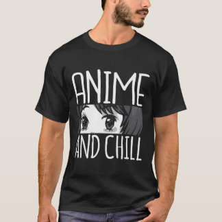 Anime Chill Funny Otaku Japansk Manga Älskare Gift T Shirt