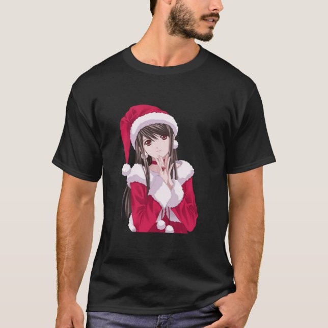 anime christmas Classic T-Shirt (Framsida)