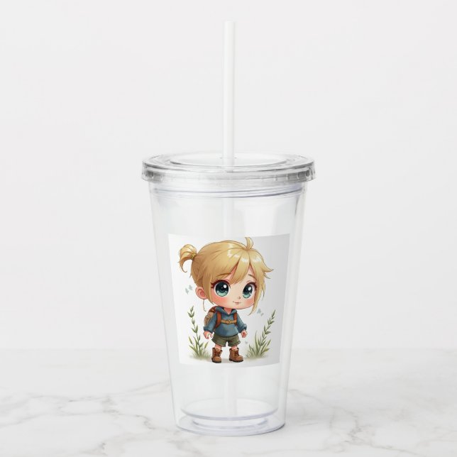 ANIME CLEAR TUMBLER TAKE AWAY MUGG (Framsida)