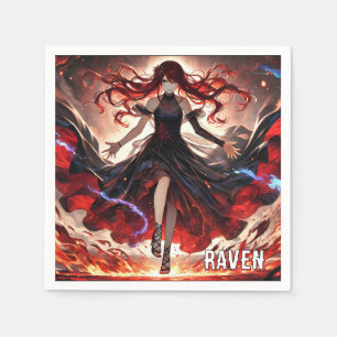Anime Command the Flames, Embrace the Storm Anpass Pappersservett