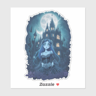 Anime Corpse Bride Sticker Klistermärken