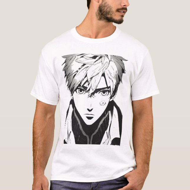 Anime Cute Japansk Kawaii Tecknad Otaku T Shirt (Framsida)
