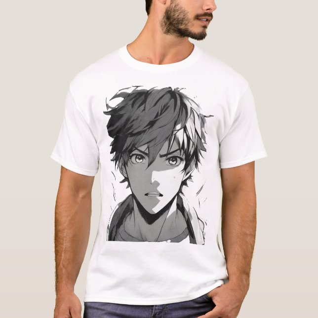 Anime Cute Japansk Kawaii Tecknad Otaku T Shirt (Framsida)