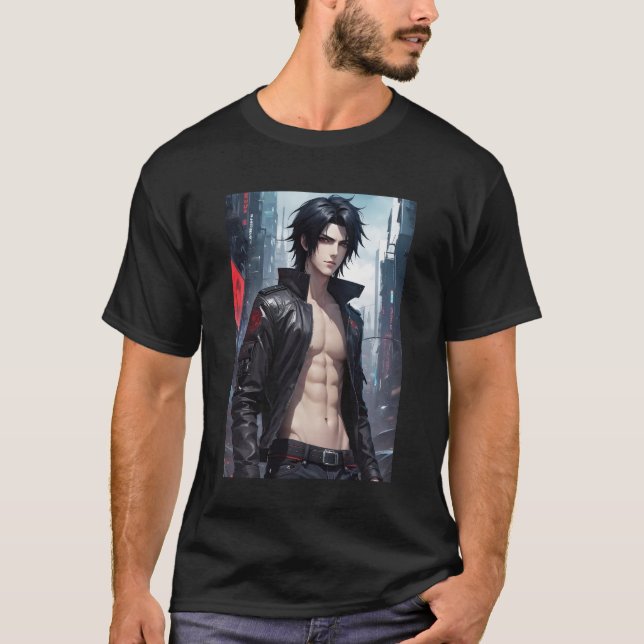 Anime Cute Japansk Kawaii Tecknad Otaku T Shirt (Framsida)
