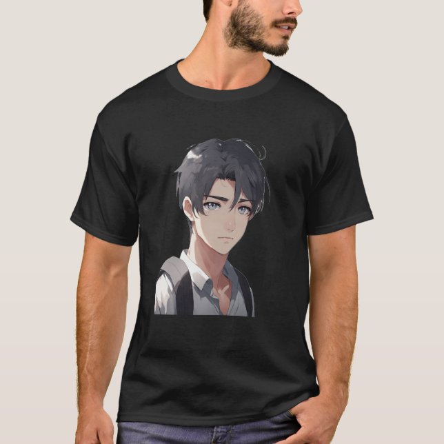 Anime Cute Japansk Kawaii Tecknad Otaku T Shirt (Framsida)