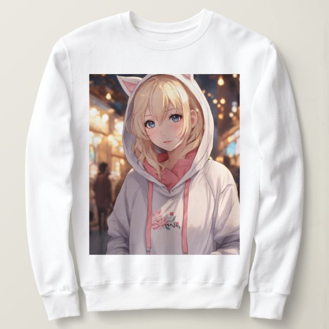 Anime Cutie i Wonderland T-Shirt (Design framsida)