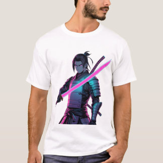 Anime Cyberpunk Samurai T Shirt