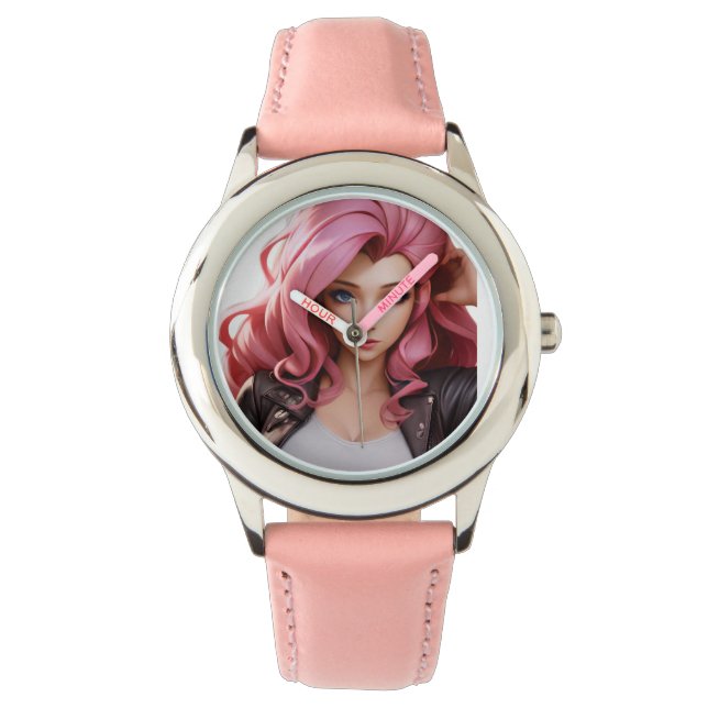 Anime Damklocka Armbandsur (Framsida)