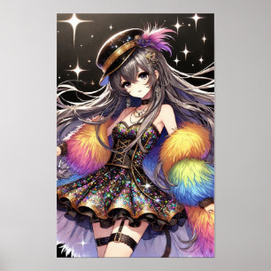 Anime dans Girl Poster