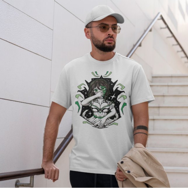 Anime Demon Girl Monster T Shirt (Skapare uppladdad)