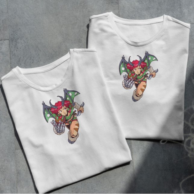 Anime Demon Girl T Shirt (Skapare uppladdad)