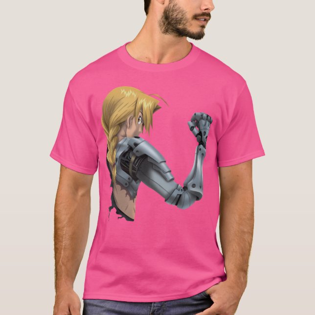 Anime Design Metall T Shirt (Framsida)