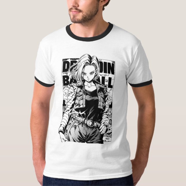 Anime Devilish Little Girl T Shirt (Framsida)