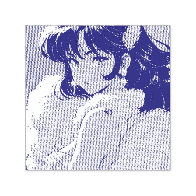 Anime diva självfärgande stämpel (Design)