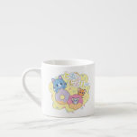 Anime Donut Delight med Tom, Jerry och Tuffy Espressomugg<br><div class="desc">Den här fängslande anime-stil-grafiken har den ikoniska duon "Tom och Jerry" tillsammans med deras lilla vän Tuffy i ett sött äventyr. Tom, den blå katten, håller glatt fast på en gigantisk lavender-donut, hans ögon-tvillingar med lekfull missöde. Förutom honom delar Jerry, den smarta bruna musen, en rosa som frostigt med Tuffy,...</div>