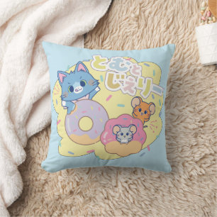 Anime Donut Delight med Tom, Jerry och Tuffy Kudde