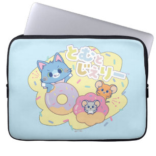 Anime Donut Delight med Tom, Jerry och Tuffy Laptop Fodral