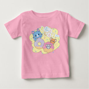 Anime Donut Delight med Tom, Jerry och Tuffy T Shirt