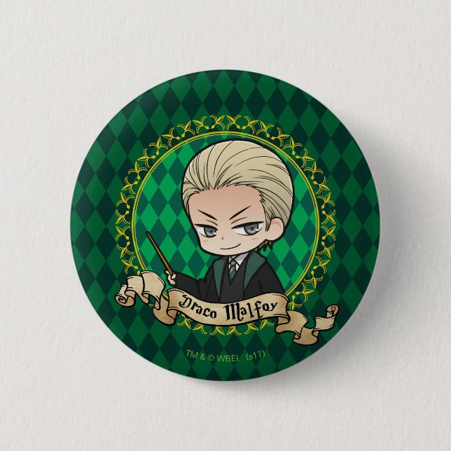 Anime Draco Malfoy Knapp (Framsida)