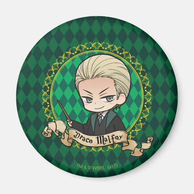 Anime Draco Malfoy Magnet (Framsidan)