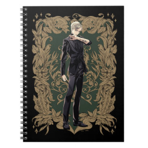 Anime Draco Malfoy Ornate Ram Anteckningsbok