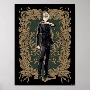 Anime Draco Malfoy Ornate Ram Poster