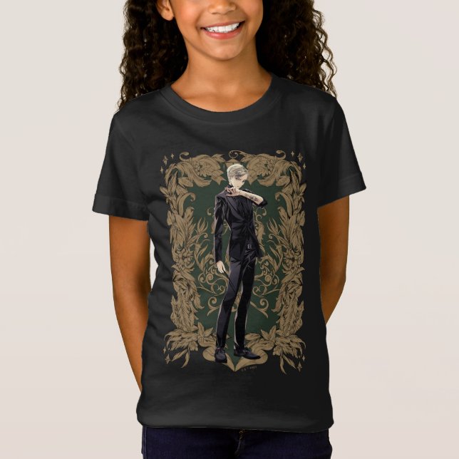 Anime Draco Malfoy Ornate Ram T Shirt (Framsida)