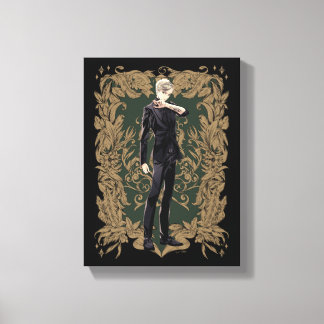 Anime Draco Malfoy utsmyckad ram Canvastryck